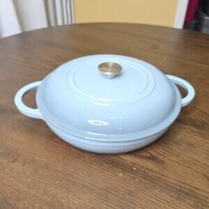 Crofton GREEN 3.7 QT CAST IRON Enamel DUTCH OVEN Classic Round Pot w/Lid